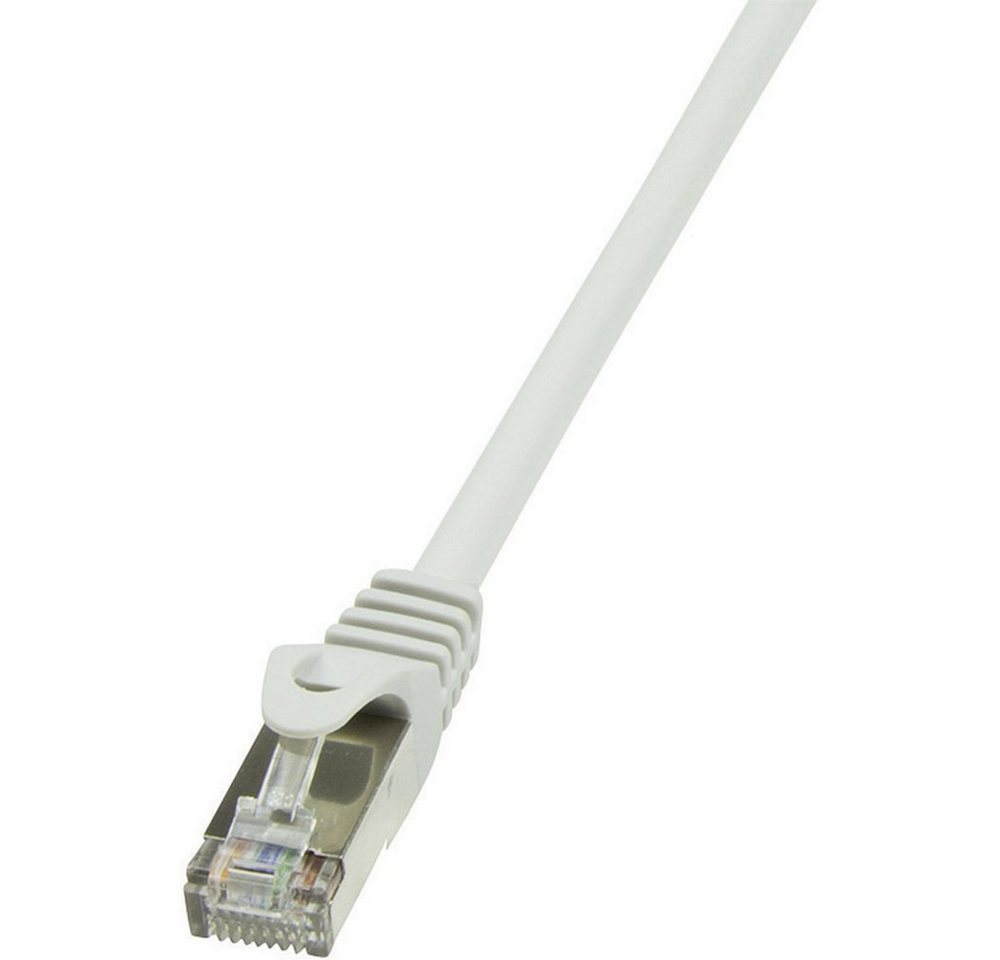 LogiLink LogiLink CP1072S RJ45 Netzwerkkabel, Patchkabel CAT 5e F/UTP 5.00 m Gr Netzkabel, (5.00 cm) von LogiLink