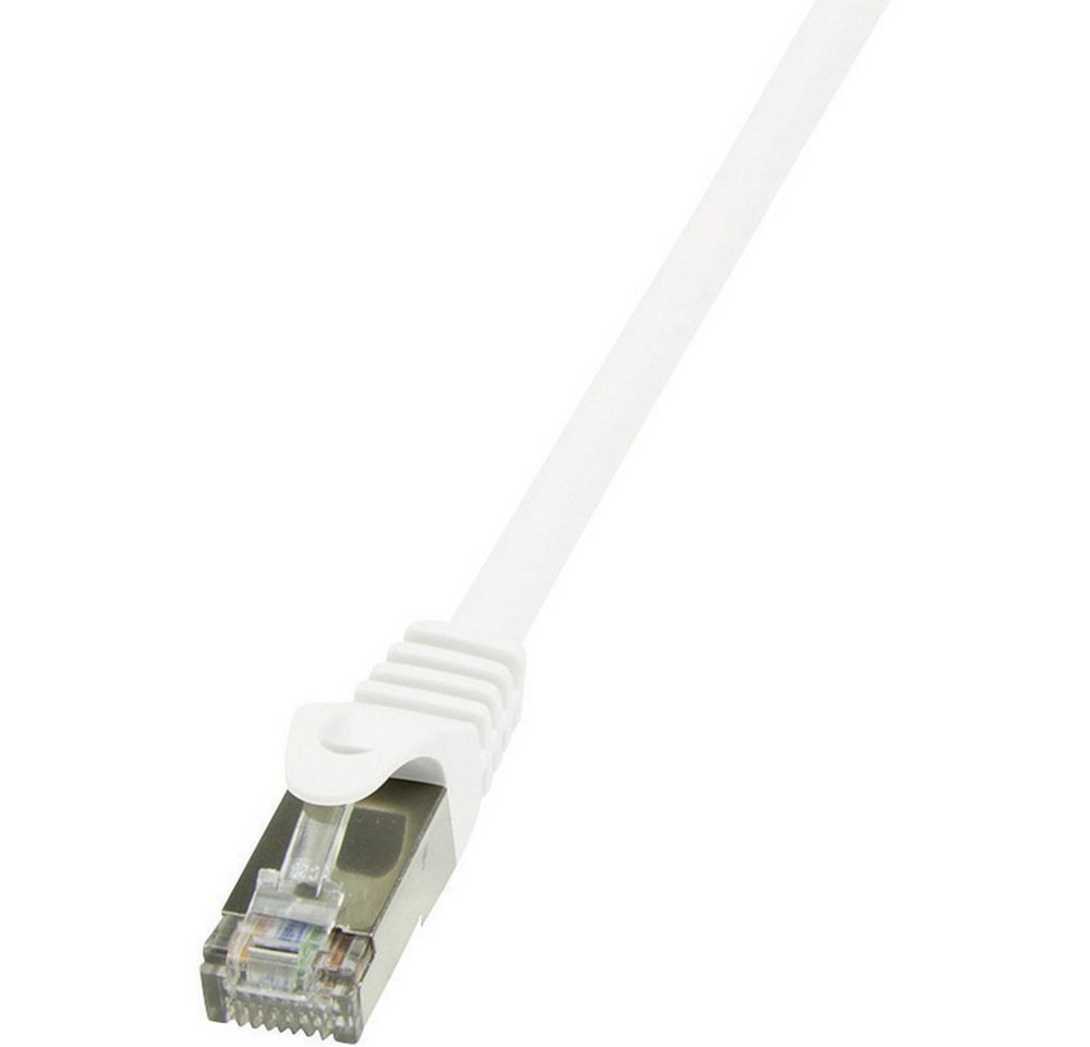 LogiLink LogiLink CP2071S RJ45 Netzwerkkabel, Patchkabel CAT 6 F/UTP 5.00 m Wei Netzkabel, (5.00 cm) von LogiLink