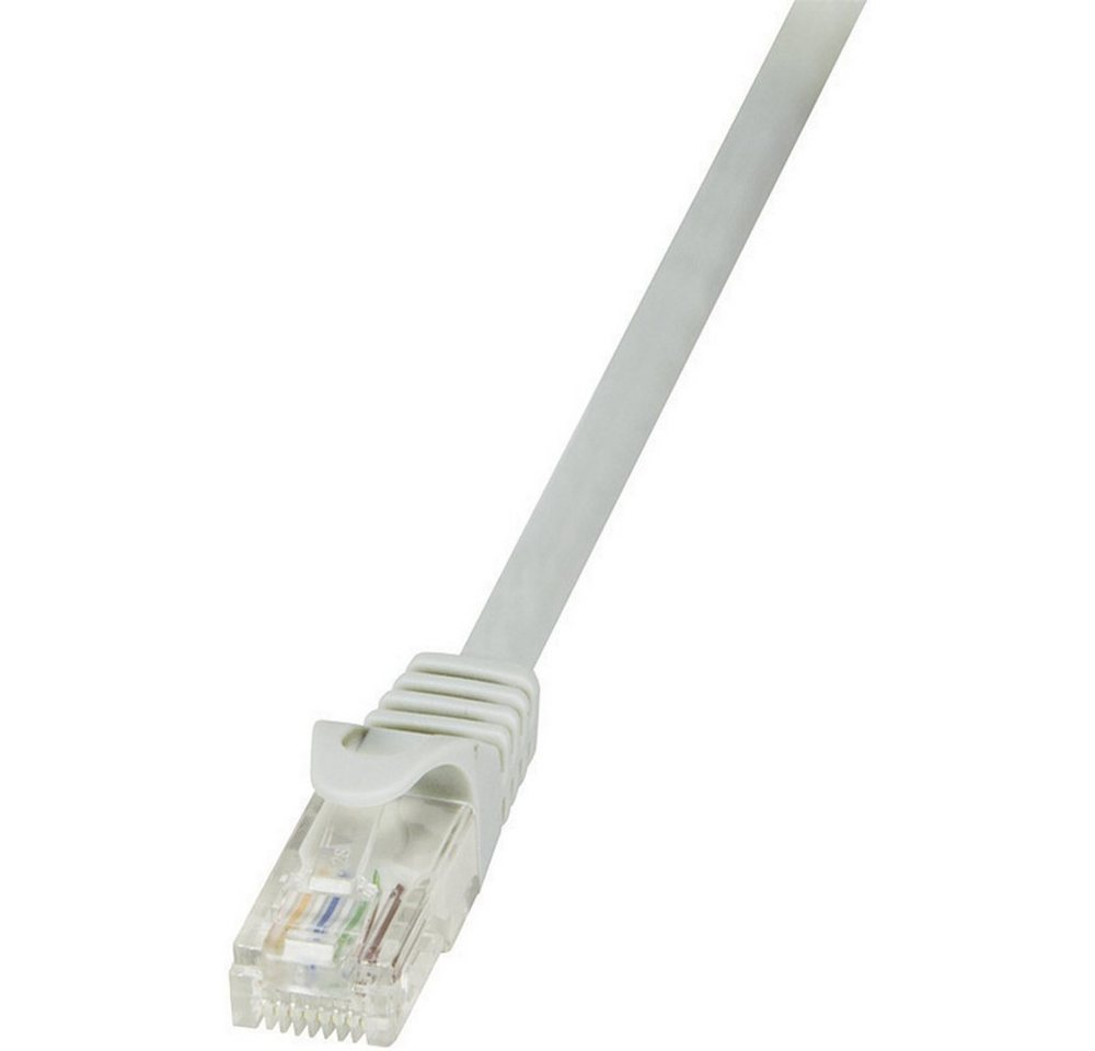 LogiLink LogiLink CP2082U RJ45 Netzwerkkabel, Patchkabel CAT 6 U/UTP 7.50 m Gra Netzkabel, (7.50 cm) von LogiLink