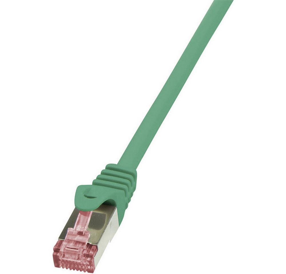 LogiLink LogiLink CQ2045S RJ45 Netzwerkkabel, Patchkabel CAT 6 S/FTP 1.50 m Grü Netzkabel, (150.00 cm) von LogiLink