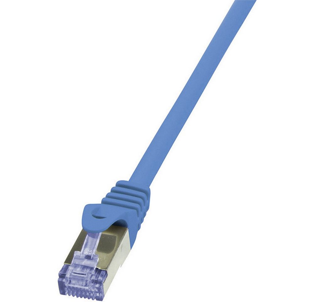 LogiLink LogiLink CQ3046S RJ45 Netzwerkkabel, Patchkabel CAT 6a S/FTP 1.50 m Bl Netzkabel, (150.00 cm) von LogiLink