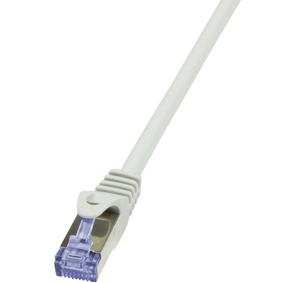 LogiLink LogiLink CQ3052S RJ45 Netzwerkkabel, Patchkabel CAT 6a S/FTP 2.00 m Gr Netzkabel, (2.00 cm) von LogiLink