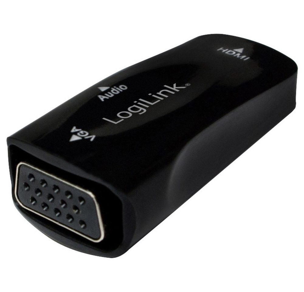 LogiLink LogiLink CV0108 Adapter [1x HDMI-Buchse - 1x VGA-Buchse] Schwarz TV-Adapter von LogiLink