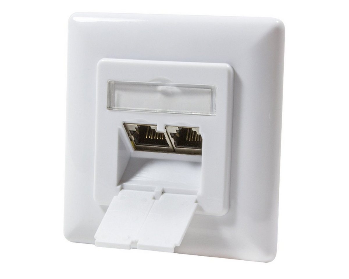 LogiLink LogiLink Cat.6A Netzwerkdose UP 2xRJ45 geschirmt, signalweiß Datendose Netzwerk-Adapter, Geschirmt, CAT6A LogiLink LogiLink Cat.6A Netzwerkdose UP 2xRJ45 geschirmt, signalweiß Datendose Netzwerk-Adapter, Geschirmt, CAT6A von LogiLink