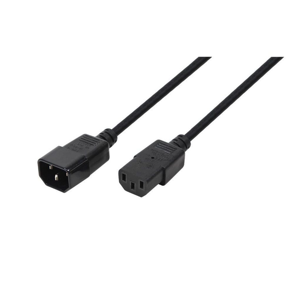 LogiLink LogiLink Netzkabelverlängerung Kaltgeräte IEC, St-> Bu, 1.80m Computer-Kabel LogiLink LogiLink Netzkabelverlängerung Kaltgeräte IEC, St-> Bu, 1.80m Computer-Kabel von LogiLink