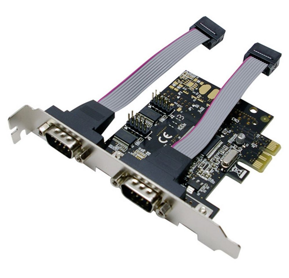 LogiLink LogiLink PC0031 Serielle Steckkarte Seriell (9pol) PCIe Modulkarte von LogiLink
