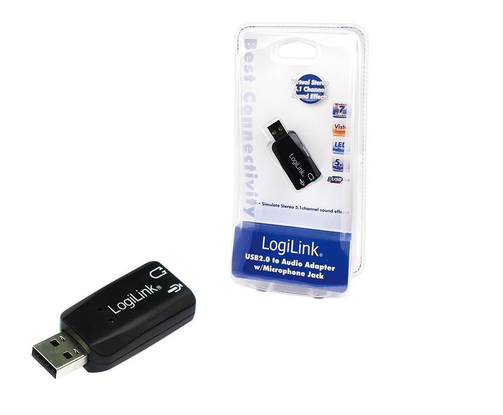 LogiLink LogiLink UA0053 USB Soundkarte mit Virtual 3 D Soundeffect Soundkarte LogiLink LogiLink UA0053 USB Soundkarte mit Virtual 3 D Soundeffect Soundkarte von LogiLink