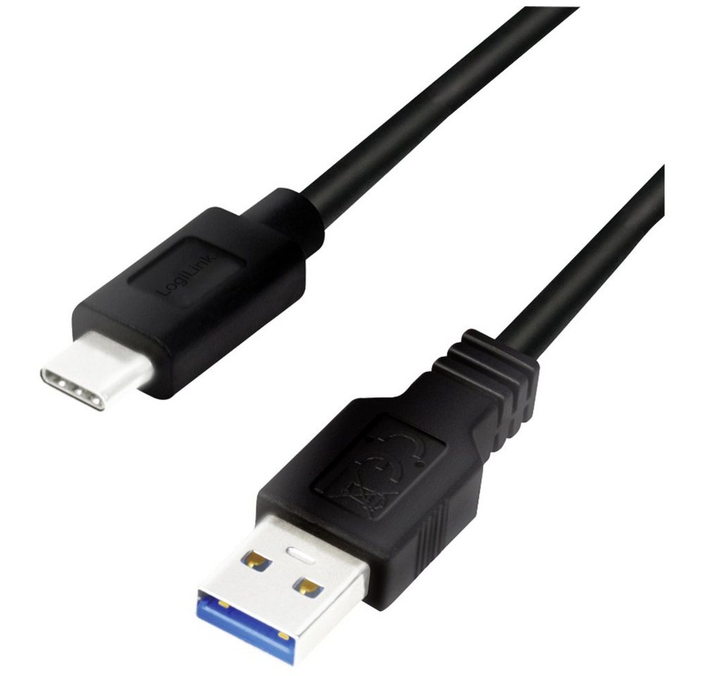 LogiLink LogiLink USB-Kabel USB 3.2 Gen1 (USB 3.0 / USB 3.1 Gen1) USB-A Stecker USB-Kabel, (3.00 cm) von LogiLink