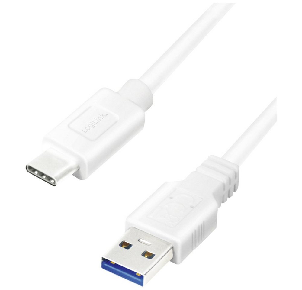 LogiLink LogiLink USB-Kabel USB 3.2 Gen1 (USB 3.0 / USB 3.1 Gen1) USB-A Stecker USB-Kabel, (50.00 cm) von LogiLink