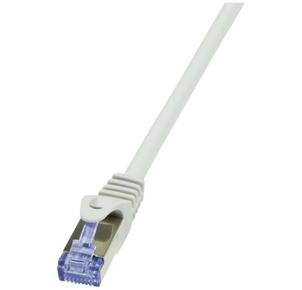 LogiLink Patchkabel PrimeLine, Cat.6A, S/FTP,20 m LAN-Kabel, mit Rastnasenschutz, Flammwidrig, Gesamtschirm, Halogenfrei, Paarschir LogiLink Patchkabel PrimeLine, Cat.6A, S/FTP,20 m LAN-Kabel, mit Rastnasenschutz, Flammwidrig, Gesamtschirm, Halogenfrei, Paarschir von LogiLink