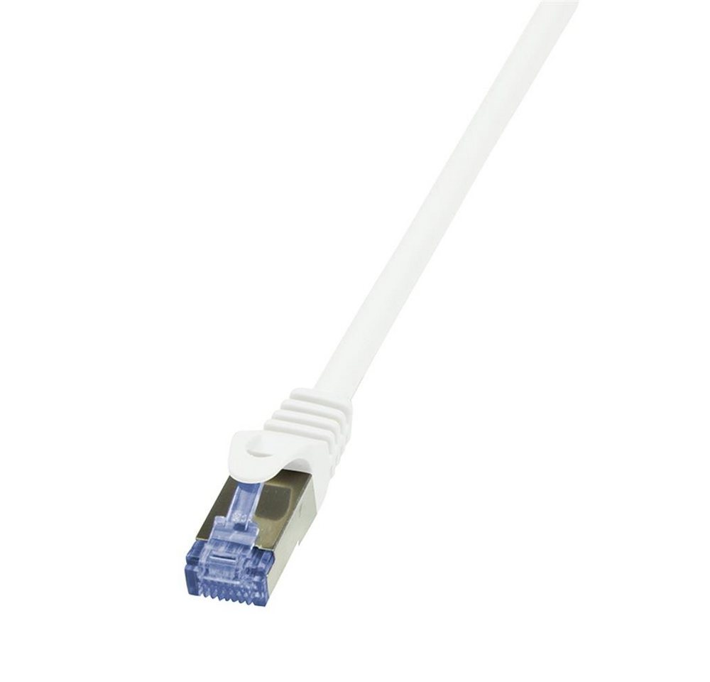 LogiLink Patchkabel PrimeLine, Cat.7, S/FTP, weiß, 20 m LAN-Kabel von LogiLink