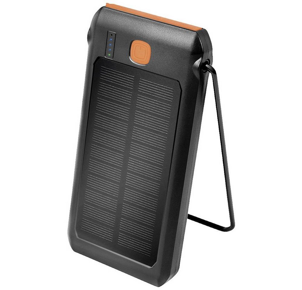 LogiLink Solar Powerbank 10 mAh, Taschenlampe, 2x USB-A QC Solarladegerät LogiLink Solar Powerbank 10 mAh, Taschenlampe, 2x USB-A QC Solarladegerät von LogiLink