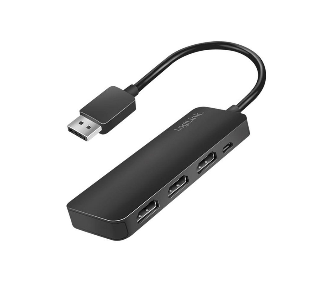 LogiLink Splitter DisplayPort-Splitter 1x3-Port, 1x DP zu 3x HDMI 4K/60 Hz HDCP MST LogiLink Splitter DisplayPort-Splitter 1x3-Port, 1x DP zu 3x HDMI 4K/60 Hz HDCP MST von LogiLink