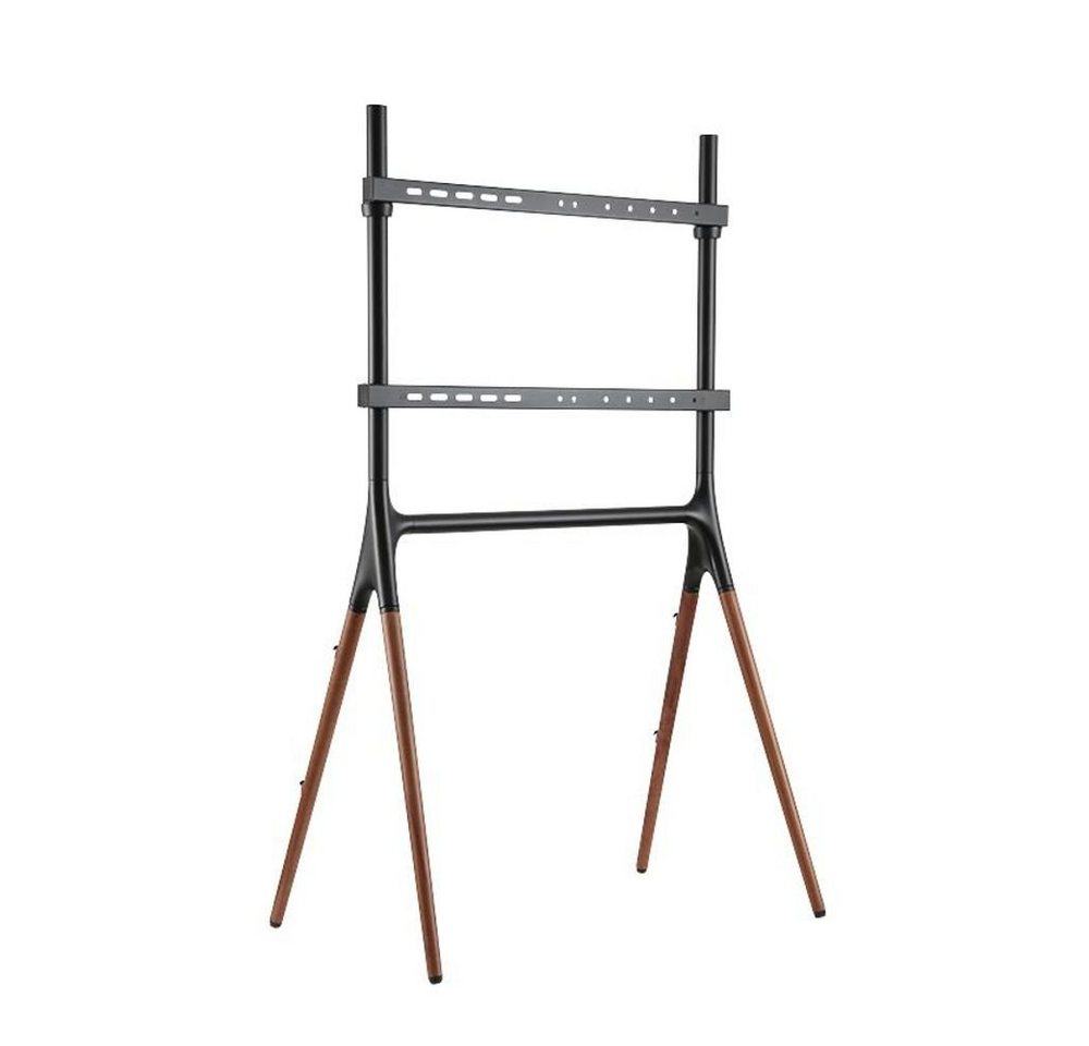 LogiLink TV-Ständer, (bis 70 Zoll, TV Ständer mit Walnussholz - Beinen 49-70" Zoll bis 40kg) von LogiLink