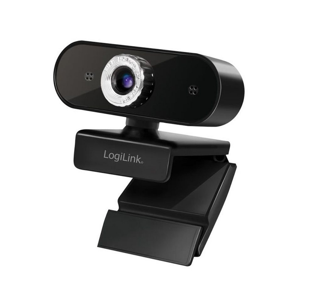 LogiLink UA0368 Webcam (HD, USB, Clip-on Befestigung, Plug and Play, Skype, Google Meet, FaceTime) von LogiLink