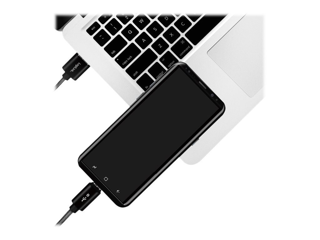 LogiLink USB-Verteiler LOGILINK USB zu Micro USB Sync- u.Ladekabel grau von LogiLink