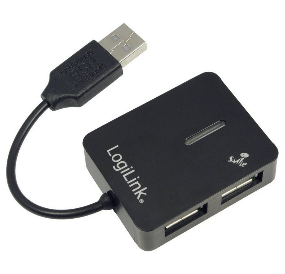 LogiLink USB-Verteiler LogiLink UA0139 4 Port USB 2.0-Hub Schwarz von LogiLink