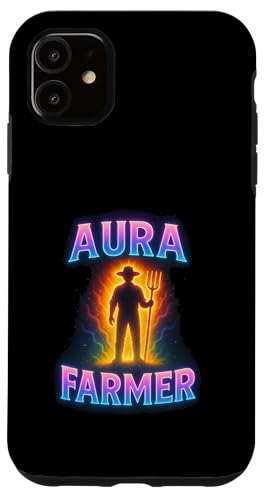 Lustiger Meme Spruch Aura Farmer Anime Fan Hülle für iPhone 11 Lustiger Meme Spruch Aura Farmer Anime Fan Hülle für iPhone 11 von Logiamerch Funny
