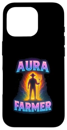 Lustiger Meme Spruch Aura Farmer Anime Fan Hülle für iPhone 16 Pro Lustiger Meme Spruch Aura Farmer Anime Fan Hülle für iPhone 16 Pro von Logiamerch Funny