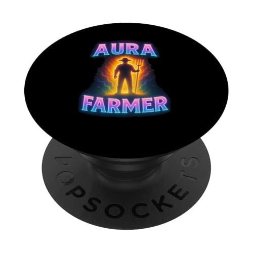 Lustiger Meme Spruch Aura Farmer Anime Fan PopSockets Klebender PopGrip Lustiger Meme Spruch Aura Farmer Anime Fan PopSockets Klebender PopGrip von Logiamerch Funny
