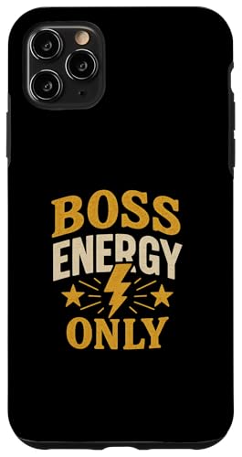 Motivierende Denkweise, Nur Boss-Energie, Erfolg Hülle für iPhone 11 Pro Max von Logiamerch Motivational