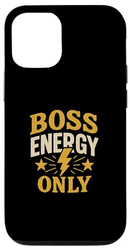 Motivierende Denkweise, Nur Boss-Energie, Erfolg Hülle für iPhone 12/12 Pro von Logiamerch Motivational