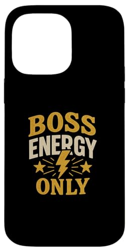 Motivierende Denkweise, Nur Boss-Energie, Erfolg Hülle für iPhone 14 Pro Max von Logiamerch Motivational