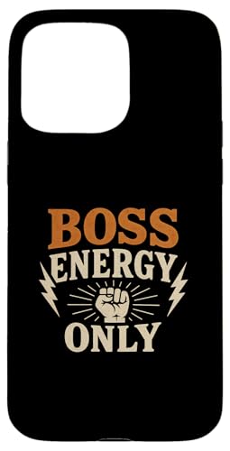 Motivierende Denkweise, Nur Boss-Energie, Erfolg Hülle für iPhone 15 Pro Max von Logiamerch Motivational