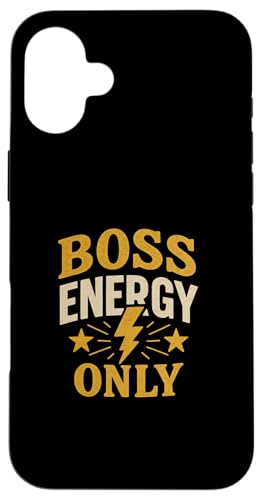 Motivierende Denkweise, Nur Boss-Energie, Erfolg Hülle für iPhone 16 Plus Motivierende Denkweise, Nur Boss-Energie, Erfolg Hülle für iPhone 16 Plus von Logiamerch Motivational