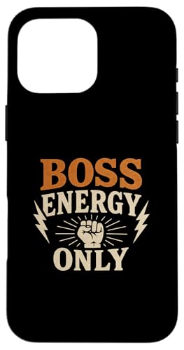 Motivierende Denkweise, Nur Boss-Energie, Erfolg Hülle für iPhone 16 Pro Max Motivierende Denkweise, Nur Boss-Energie, Erfolg Hülle für iPhone 16 Pro Max von Logiamerch Motivational