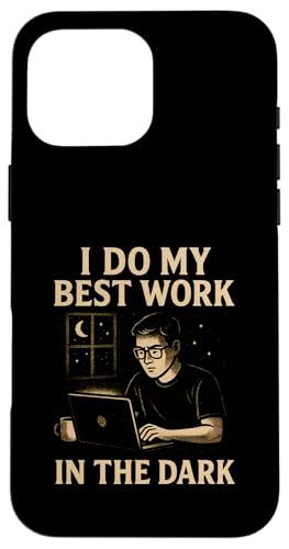 Night Person Worker, Bestes Werk im Dunkeln, Midnight Hustle Hülle für iPhone 16 Pro Max Night Person Worker, Bestes Werk im Dunkeln, Midnight Hustle Hülle für iPhone 16 Pro Max von Logiamerch Motivational