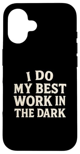 Night Person Worker, Bestes Werk im Dunkeln, Midnight Hustle Hülle für iPhone 16 Night Person Worker, Bestes Werk im Dunkeln, Midnight Hustle Hülle für iPhone 16 von Logiamerch Motivational