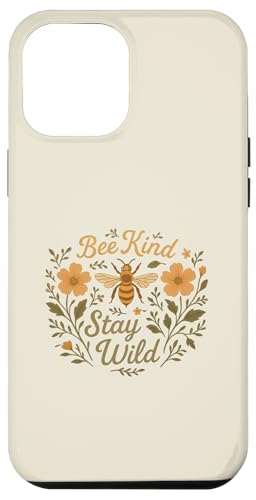 Sei nett, positiv und sprich Liebe Bienen und die Natur Hülle für iPhone 12 Pro Max von Logiamerch Motivational