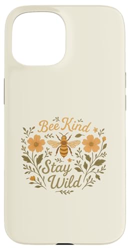 Sei nett, positiv und sprich Liebe Bienen und die Natur Hülle für iPhone 15 Sei nett, positiv und sprich Liebe Bienen und die Natur Hülle für iPhone 15 von Logiamerch Motivational