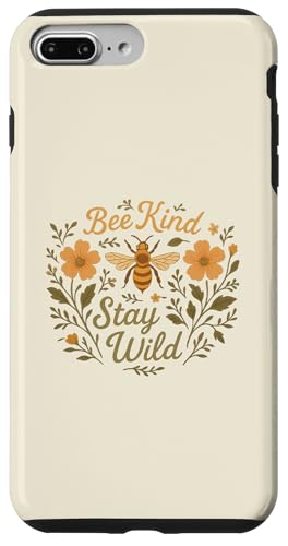 Sei nett, positiv und sprich Liebe Bienen und die Natur Hülle für iPhone 7 Plus/8 Plus von Logiamerch Motivational