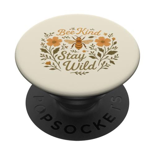 Sei nett, positiv und sprich Liebe Bienen und die Natur PopSockets Klebender PopGrip Sei nett, positiv und sprich Liebe Bienen und die Natur PopSockets Klebender PopGrip von Logiamerch Motivational