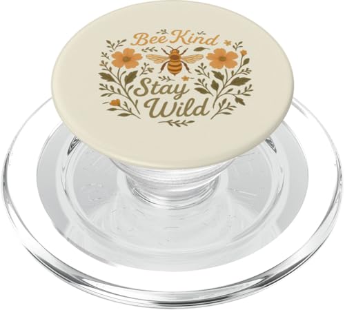 Sei nett, positiv und sprich Liebe Bienen und die Natur PopSockets PopGrip für MagSafe Sei nett, positiv und sprich Liebe Bienen und die Natur PopSockets PopGrip für MagSafe von Logiamerch Motivational
