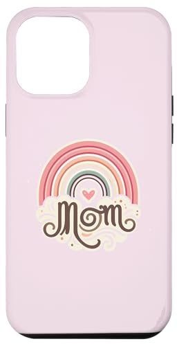 Hülle für iPhone 14 Plus Mama im Pastell-Regenbogen-Stil, liebe Mütter von Logiamerch for Moms