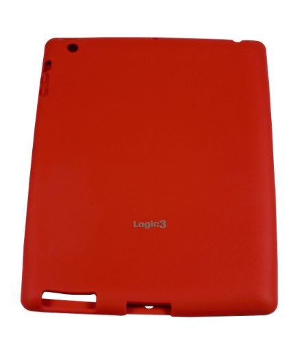 Logic 3 iPad 2, Silikon, Rot von Logic 3