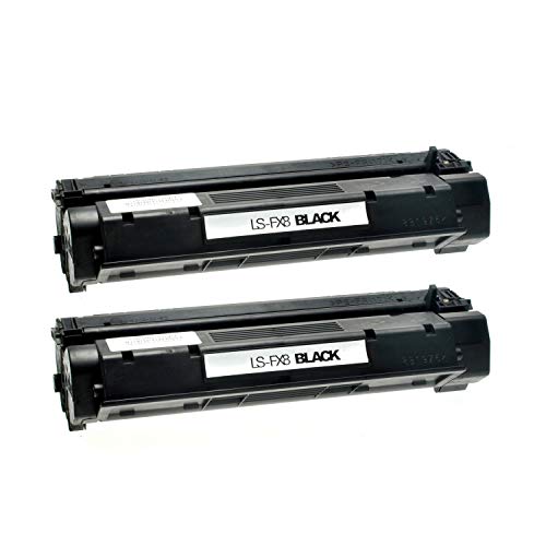 Logic-Seek 2 Toner kompatibel für Canon FX8 Fax L 380 Series 390 400 I-Sensys Fax L 380 S 390 Laser Class 510 PC-D 320 340 - 8955A002 - Schwarz je 3500 Seiten von Logic-Seek