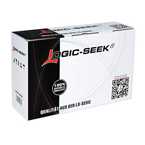 Logic-Seek 3 Schriftbänder kompatibel für Brother MK-221, P-Touch 55 60 65 75 80 85 90 110 BB4 9mm/8m - Schwarz auf Weiß (Thermofarbband) von Logic-Seek