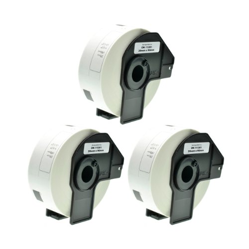 Logic-Seek 3x Adressetiketten kompatibel für Brother DK11201 - je 400 Stück - 29mm x 90mm P-Touch QL-1050 1060N 500 550 560 570 580 700 500 A BS BW 560 VP YX 580N 650TD 710W 720NW - WEISS von Logic-Seek