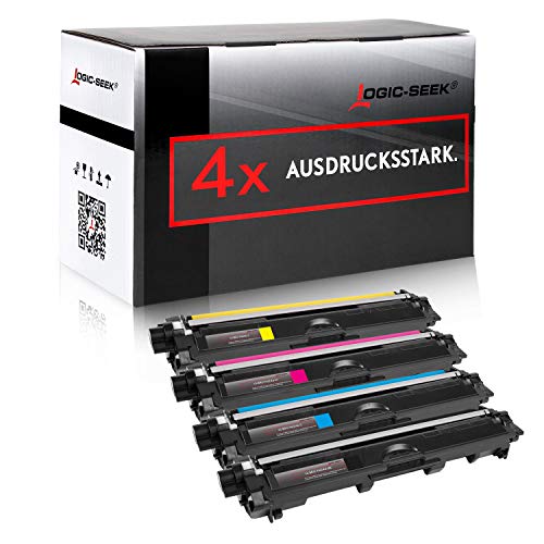 Logic-Seek 4 Toner kompatibel für Brother TN-242 TN-246 HL-3142 3152 3172 CW CDW DCP9017CDW - Schwarz 2.500 Seiten, Color je 2.200 Seiten Logic-Seek 4 Toner kompatibel für Brother TN-242 TN-246 HL-3142 3152 3172 CW CDW DCP9017CDW - Schwarz 2.500 Seiten, Color je 2.200 Seiten von Logic-Seek