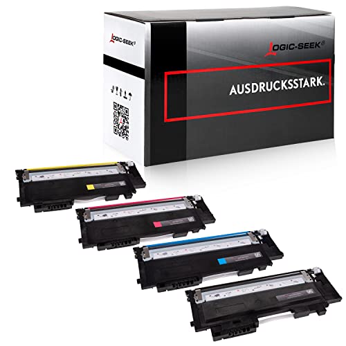 Logic-Seek 4X Toner kompatibel für CLT-P404C CLT-K404S CLT-C404S CLT-M404S CLT-Y404S Multipack für Samsung Xpress C430W C480FN C480FW C480W von Logic-Seek