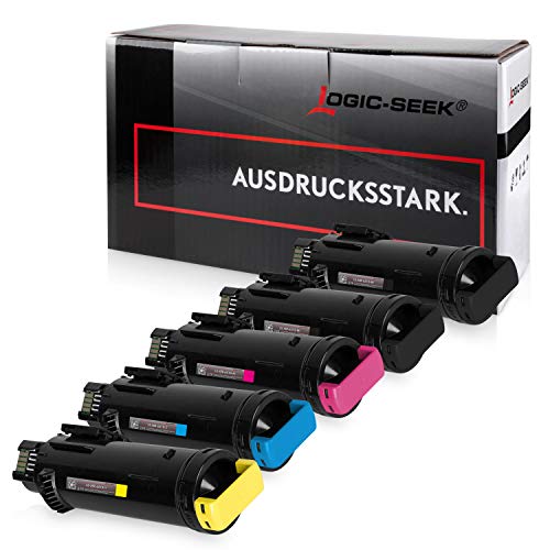 Logic-Seek 5 Toner kompatibel mit Xerox Phaser 6510DN 6510DNI 6510N 6510 WorkCentre 6515DN 6515DNI 6515N von Logic-Seek