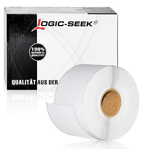 Logic-Seek Namensschild-Etiketten Rolle kompatibel für Dymo 11356 für Guestguard - 300 Etiketten 89x41mm von Logic-Seek