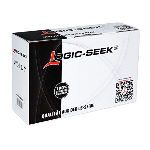 Logic-Seek Schriftband kompatibel für Brother TZE-M961 TZ-M961 36mm/8m Schwarz auf Matt Silber P-Touch 3600 9600 9700PC 9800PCN von Logic-Seek