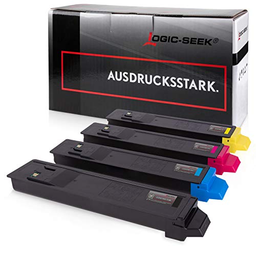 Logic-Seek Set 4 Toner kompatibel für Kyocera TK8115 TK-8115 ECOSYS M8124CIDN M8124CIDN/KL3 M8130CIDN M8130CIDN/KL3 von Logic-Seek