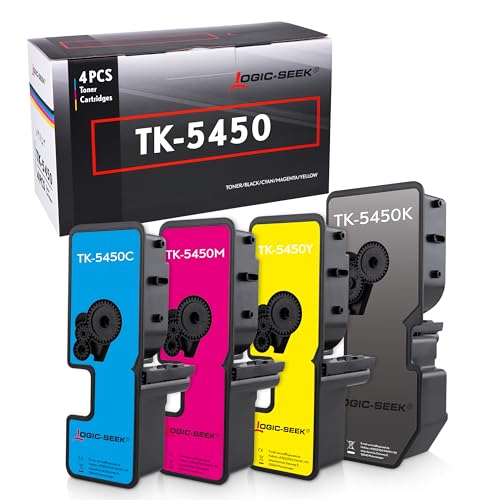 Logic-Seek TK5450 Toner kompatibel für Kyocera ECOSYS MA2600cwfx MA2600cfx PA2600cwx PA2600cx MA2600cfx Plus MA2600cwfx Plus PA2600Cwx Plus PA2600cx Plus (4er Pack) 1 x Black-Cyan-Magenta-Yellow von Logic-Seek
