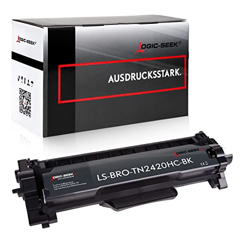 Logic-Seek Toner XL ersetzt Brother TN2420 TN2410 3.000 Seiten für Brother HL-L2350DW HL-L2370DN HL-L2375DW HL-L2310D MFC-L2710DW von Logic-Seek